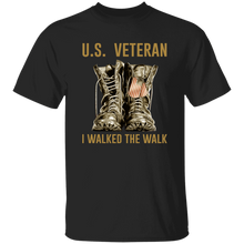 Load image into Gallery viewer, Veteran I Walked The Walk Apparel