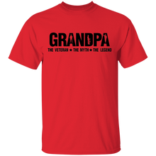 Load image into Gallery viewer, The Veteran The Myth The Legend Grandpa Apparel
