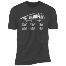 Load image into Gallery viewer, Grandpa's Greatest Catch Personalized T-shirt