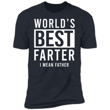 Load image into Gallery viewer, World's Best Farter I Mean Father T-shirt