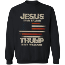 Load image into Gallery viewer, Jesus Is My Savior Trump Is My President Apparel