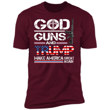 Load image into Gallery viewer, GOD Guns and Trump MAGA T-Shirt