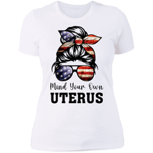 Load image into Gallery viewer, Mind Your Own Uterus Boyfriend T-Shirt