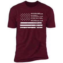 Load image into Gallery viewer, Dad USA Flag Patriotic T-shirt