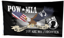 Load image into Gallery viewer, POW MIA Flag