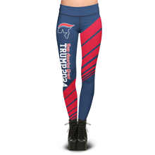 Load image into Gallery viewer, Pre-Release Limited Edition Trump 2024 KAG - Leggings - USA Colorway