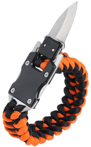 5 in 1 Outdoor Camping Adjustable Paracord Survival Bracelet for Outdoor