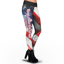 Load image into Gallery viewer, Pre-Release Limited Edition Keep America Great 2024 USA - Sublimation Leggings