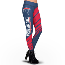 Load image into Gallery viewer, Pre-Release Limited Edition Trump 2024 KAG - Leggings - USA Colorway