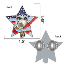 Load image into Gallery viewer, US Marine Corps Veteran Pin