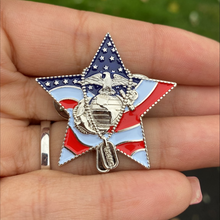 Load image into Gallery viewer, US Marine Corps Veteran Pin