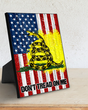 Load image into Gallery viewer, Don&#39;t Tread On Me USA Deluxe Portrait Canvas 1.5in Frame