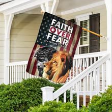 Load image into Gallery viewer, Faith Over Fear House Flag