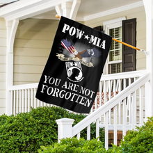 Load image into Gallery viewer, POW-MIA House Flag