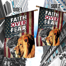Load image into Gallery viewer, Faith Over Fear House Flag