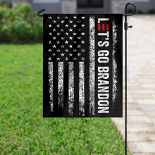 Load image into Gallery viewer, Let's Go Brandon Black and White USA House Flag