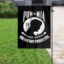 Load image into Gallery viewer, POW MIA - You Are Not Forgotten House Flag