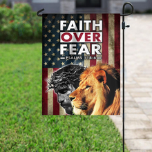 Load image into Gallery viewer, Faith Over Fear House Flag
