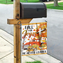 Load image into Gallery viewer, Fall For Jesus House Flag (RTL)