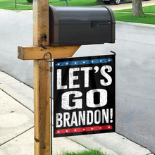Load image into Gallery viewer, Stars and Stripes - Let's Go Brandon House Flag
