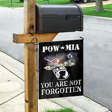 Load image into Gallery viewer, POW-MIA House Flag