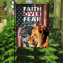 Load image into Gallery viewer, Faith Over Fear House Flag