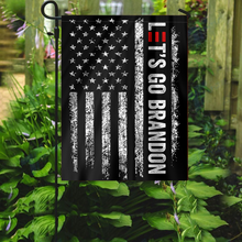 Load image into Gallery viewer, Let's Go Brandon Black and White USA House Flag