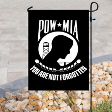 Load image into Gallery viewer, POW MIA - You Are Not Forgotten House Flag