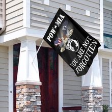 Load image into Gallery viewer, POW-MIA House Flag