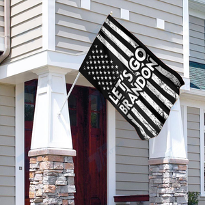 USA Flag - Let's Go Brandon House Flag
