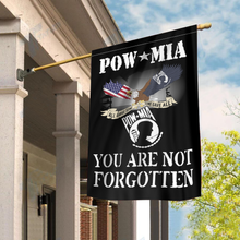 Load image into Gallery viewer, POW-MIA House Flag