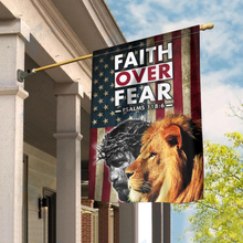 Load image into Gallery viewer, Faith Over Fear House Flag