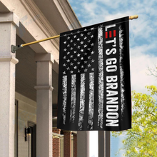Load image into Gallery viewer, Let's Go Brandon Black and White USA House Flag