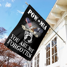 Load image into Gallery viewer, POW-MIA House Flag