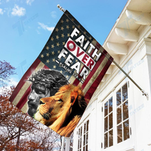 Load image into Gallery viewer, Faith Over Fear House Flag