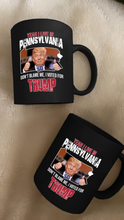 Load image into Gallery viewer, Yeah I Live in Pennsylvania 11 oz. Black Mug