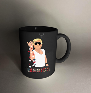 'MERICA 11 oz. Black Mug