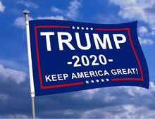 Load image into Gallery viewer, Trump 2020 Camo Hat w/ Trump 2020 Pin and Keep America great Flag