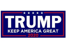 Load image into Gallery viewer, Trump 2020 Flag Bill USA Flag Hat + FREE Trump Rally Bracelet & Sticker Combo