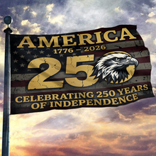 Load image into Gallery viewer, America 250 Freedom Eagle Patriotic Flag