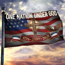 Load image into Gallery viewer, One Nation Under God Eagle Flag
