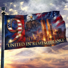 Load image into Gallery viewer, United In Remembrance Eagle Flag
