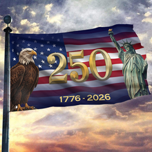 Load image into Gallery viewer, American Eagle 250 Years Flag