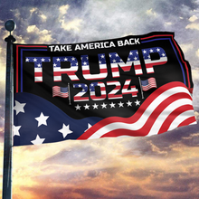 Load image into Gallery viewer, Take America Back Trump 2024 USA Flag