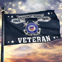 Load image into Gallery viewer, U.S. Coast Guard Veteran – We The People Flag