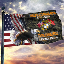 Load image into Gallery viewer, Marine Corps USMC 250th Anniversary Eagle Flag