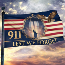 Load image into Gallery viewer, 911 Lest We Forget Flag