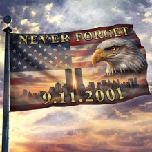 Load image into Gallery viewer, Never Forget 09.11.2001 Flag