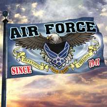 Load image into Gallery viewer, Air Force Defending Freedom Flag
