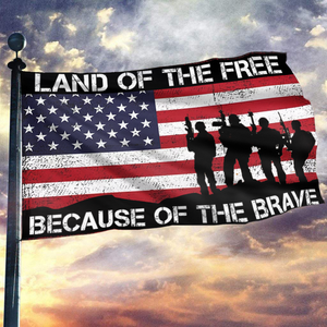 Land Of The Free USA Flag